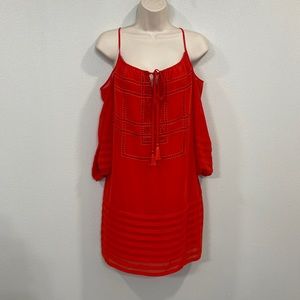 Bebe Orange Loose Fit Dress